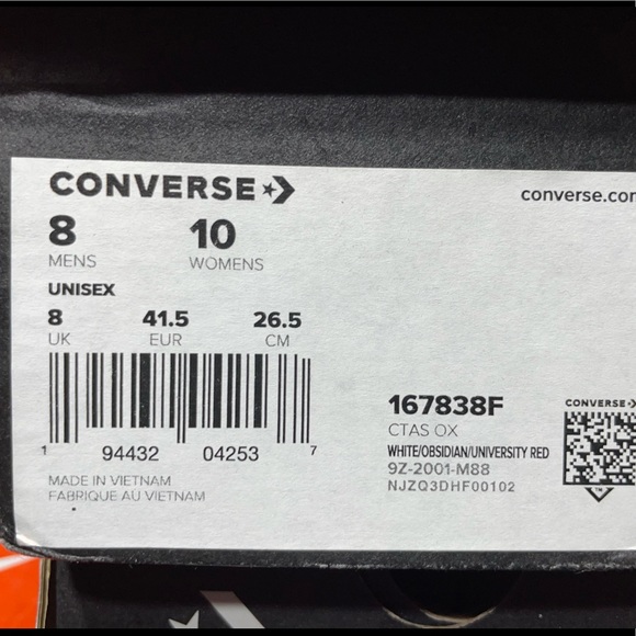 NEW UNISEX Converse Chuck Taylor All Star sneakers - Picture 12 of 14